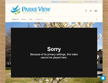 Tablet Screenshot of parkeviewrehab.com